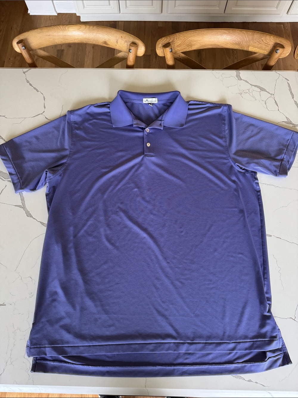Men's Purple Polo Shirt - Classic Performance Short Sleeve